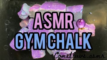 Crunchy and Powdery Dyed Gym Chalk Crush | Oddly Satisfying | Sleep-Aid | Asmr |
