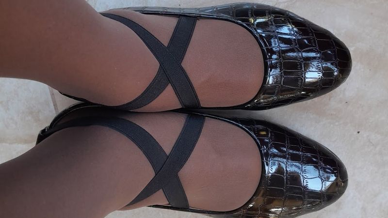 ASMF Tapping in my new black shoe