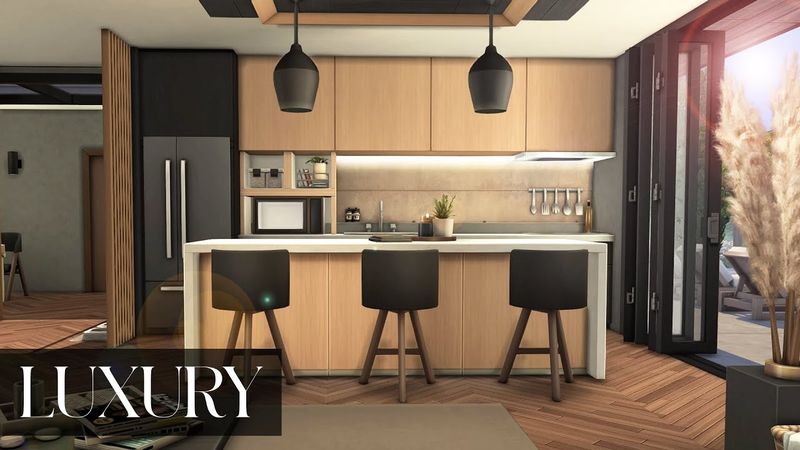 MAISON DE LUXE MODERNE [Sans CP] | The Sims 4: Construction