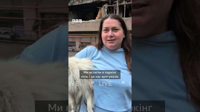 Ця собачка із романтичною кличкою Мрія врятувала господарів під час нічної атаки на Київ #shorts