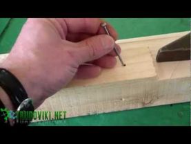 Сборка изделий на гвоздях.