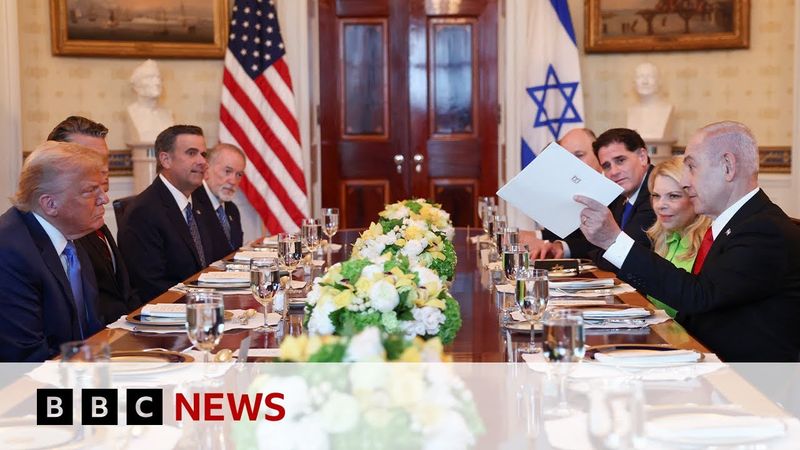 Israel-Gaza ceasefire talks 'going well', says US President Donald Trump | BBC News