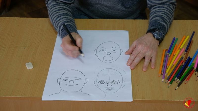 КАК ПРАВИЛЬНО РИСОВАТЬ ЭМОЦИИ | ОХК «СТУДИЯ ИЗОБРАЗИТЕЛЬНОГО ИСКУССТВА «АЛЬТАИР» | Рук. Черняев О.А.