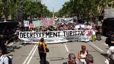 Hundreds protest against mass tourism in Barcelona | AFP
