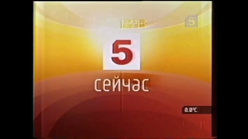 Мини-заставки программы "Сейчас" (Пятый Канал, 2004)