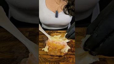 fried bacon🥓 wrapped cheese🧀 #shorts