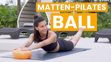 Kräftigung und Mobilisation für alle Stufen 🏐 30 Min auf der Matte mit dem Pilates-Ball