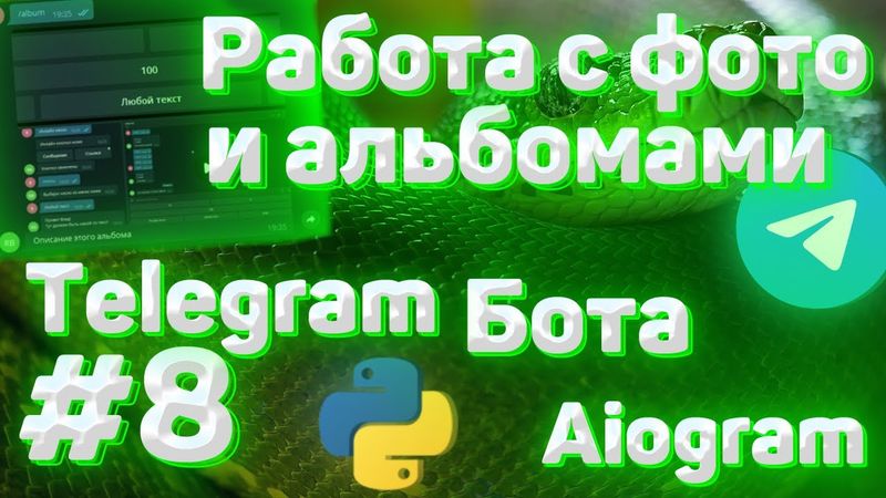 #8. Работа с фото, видео и альбомами в телеграм боте на Python | Aiogram
