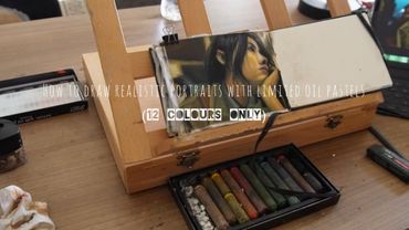 How To Draw Realistic Oil Pastel Drawings with Limited Colours