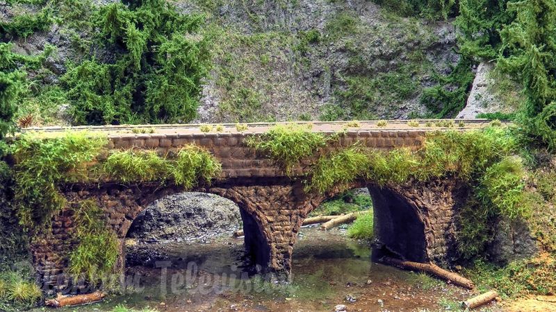 N Scale Train Diorama: Micro Model Railway Layout Chaleux by Luc De Martelaer