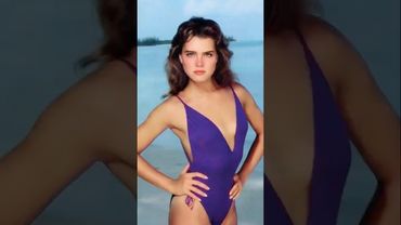 Brooke Shields's appearance changes since her debut#morph  #film  #usa