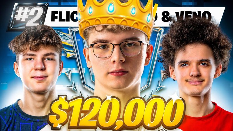 2ND PLACE IN TRIO FNCS GRANDS ($120,000) 🥈 w/ veno & FlickzyV2