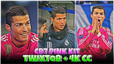 Cristiano Ronaldo Pink Kit - Best 4k Clips + CC High Quality For Editing 🤙💥 #part12