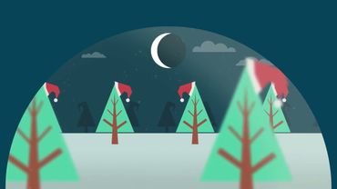 CUTE CHRISTMAS ANIMATION  -  XMAS VJ Loop - Christmas Loop