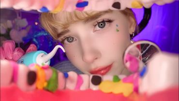 АСМР 🧚 *липкий звук*очищу от конфет зубки *🎀🦷💖 Сон 💤 ASMR tooth fairy