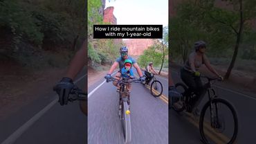 Bagaimana saya bersepeda gunung bersama anak saya yang berusia 1 tahun #utah #mountainbike #mtb #...