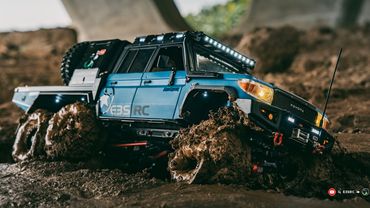 Rc Crawler 6x6 TOYOTA LC79 - MUDDY Off road  Diving 6x6 Rc Car BEST MODEL #1