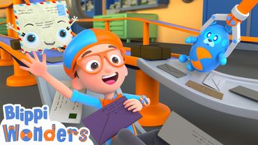 Blippi Learns How Mail Is Delivered! | Blippi Wonders Educational Videos for Kids