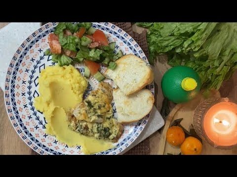 Нежнейший морской язык под сырной шапкой с правильным картофельным пюре (без яиц!)