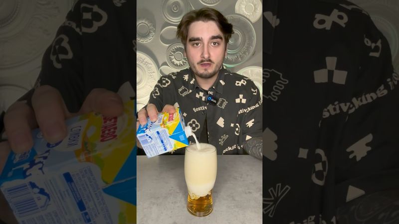 Настоящее Сливочное Пиво #drink #cocktailbar #cocktail #bartender