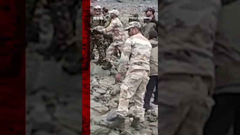 More than 100 people missing after flash floods in India. #India #Asia #BBCNews