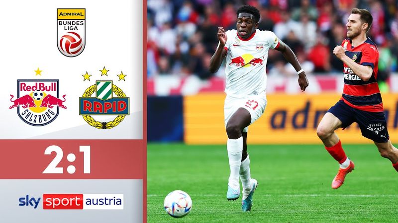 Knapper Sieg in Unterzahl! | RB Salzburg - Rapid Wien | Highlights - ADMIRAL Bundesliga