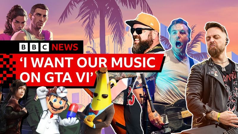 'I want our music on GTA VI', say Download Festival bands | BBC News