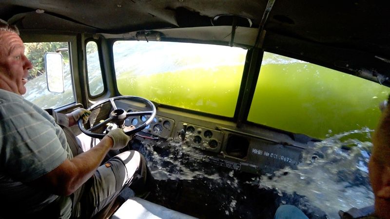 Утопили МАЗ 537 /ТРАК ТРИАЛ ПО -РУССКИ