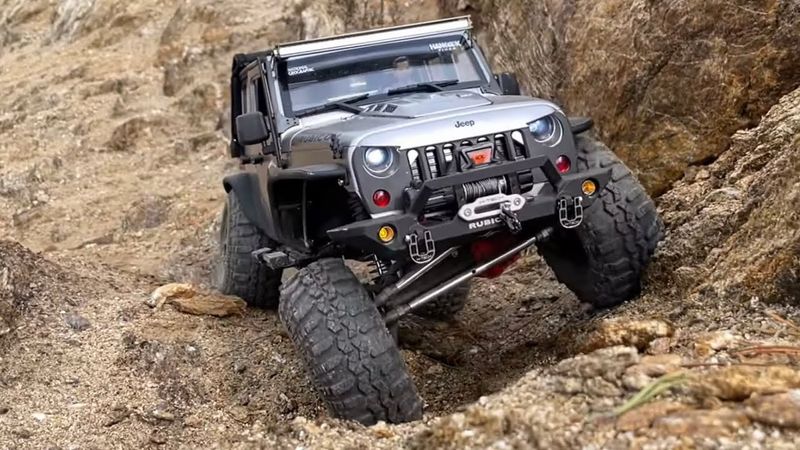 Axial SCX10 III Wrangler Rubicon JK(Hard Body) Off-road Driving 4X4 RC Car No.3