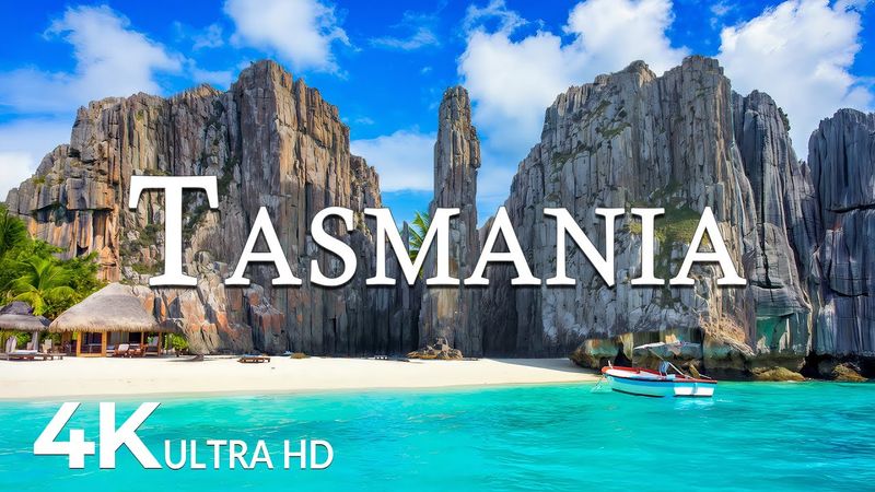 Tasmania 4K UHD - Scenic Relaxation Film With Calming Music - 4K Video Ultra HD