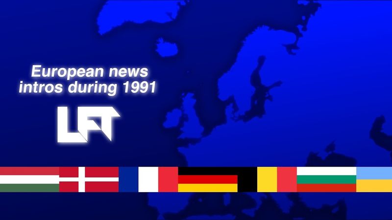 European news intros during 1991