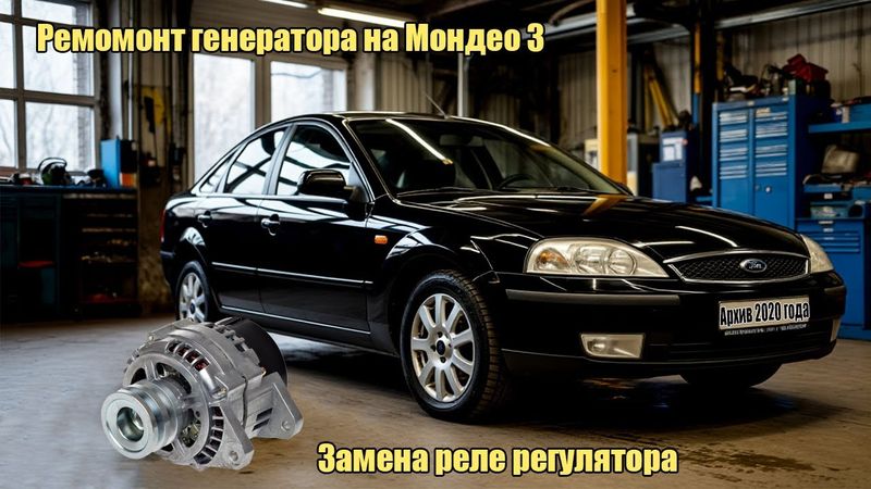Ремонт генератора на Мондео 3. Замена реле регулятора