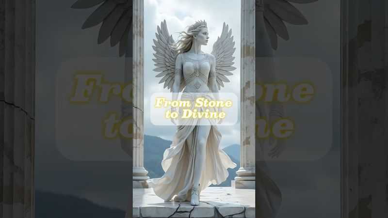 From Stone to Divine ✨ Greek Goddesses Awakening Part 2 #greekmythology #goddess #aiart #aicreator