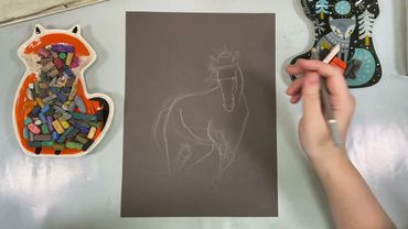 Лошадь в движении