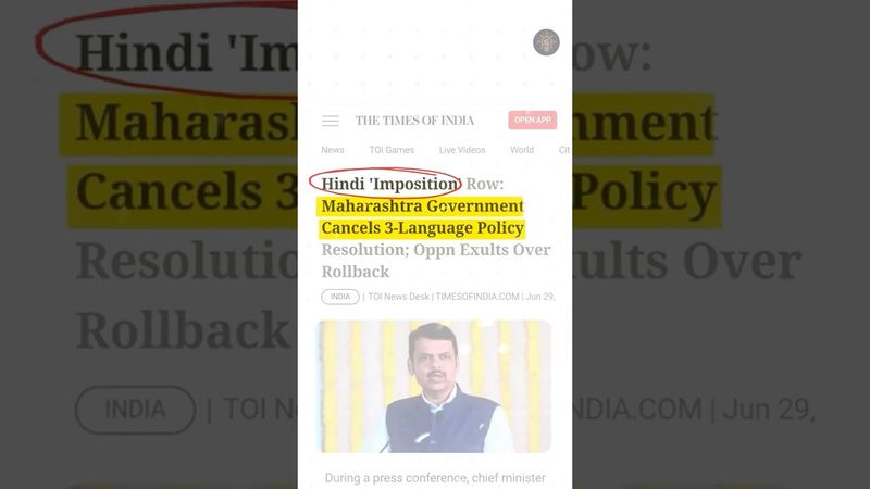 You can’t force Hindi on people but forcing Marathi is fine? #shorts #mns #viralshorts #marathi