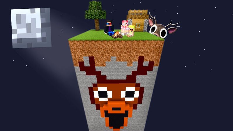 🌲ВЫЖИВАНИЕ НА ЧАНКЕ 99 НОЧЕЙ В ЛЕСУ В МАЙНКРАФТ! ШЕДИ ЛЕСКА И НУБИК MINECRAFT