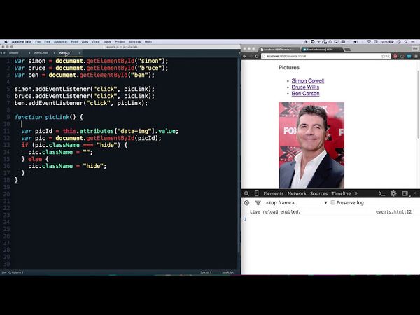 Javascript Events Tutorial - How Web Developers Respond to User Input