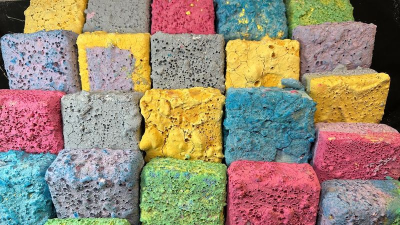 Colorful Pasted Blocks 🩷❤️🧡💚