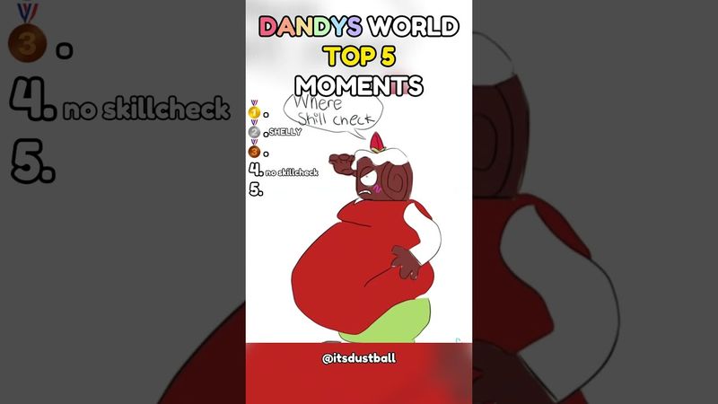 Top 5 Moments #64 | Dandy’s World #roblox #dandysworld #dandysworldroblox #dandysworldmeme