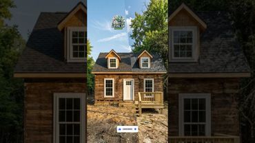 Saving an Old Clay Cottage! Roof, Porch & Well Restoration 🏚️➡️🏡#shorts