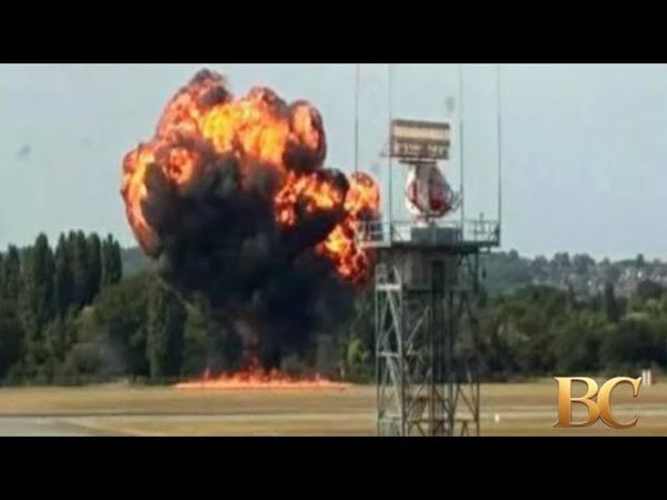 Emergency teams respond to plane ‘collision’ at London Southend Airport