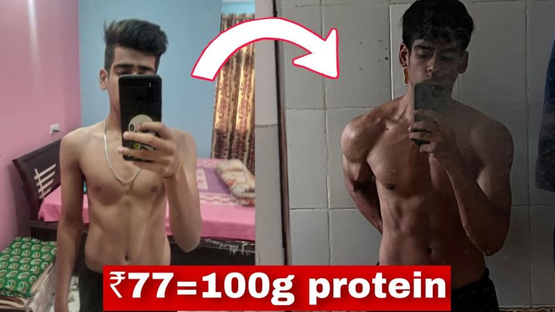 How to Complete 100g Protein in just ₹77 (No Supplements)