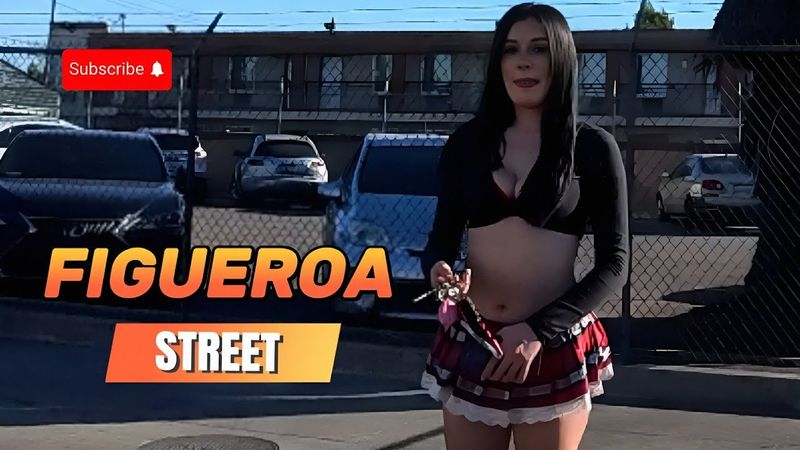 Cruising Through  LA.  Figueroa Street,  South Central Los Angeles California