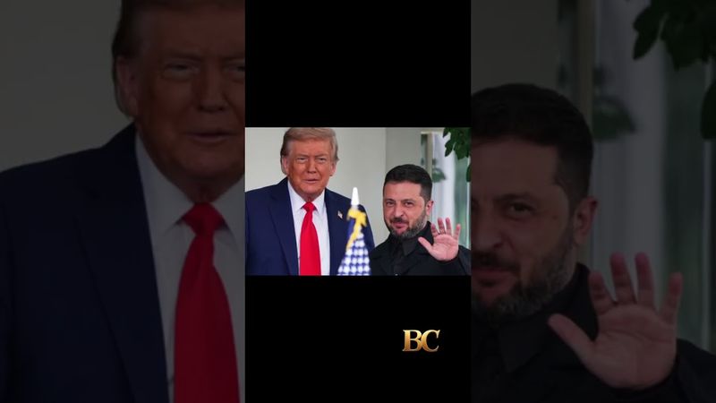 Trump says Zelenskyy can end Russia war ‘almost immediately’ before hosting seven European leaders