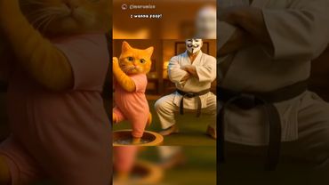 The orange kitten is tricked #comedy #cat #cute #catlovers #cutecat #pets #funny