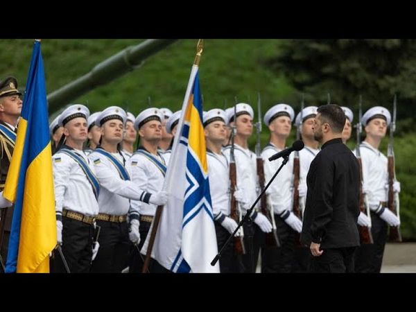 Volodymyr Zelenskyy marks National Flag Day as Russia continues to target Ukrainian cities
