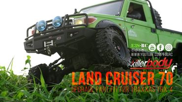 E3S RC | KiLEERBODY | LC70 / Land Cruiser 70 | Upgrade Part Fit for Traxxas TRX 4 Chassis