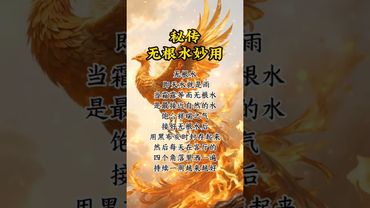 《秘传》无根水妙用！想要财运亨通，财源广进！你就这样做！别问为什么！接了！转发！功德无量！#正能量 #国学文化 #道家文化 #民间文化 #转运 #发财 #来财 #兴旺发 #人生感悟 #祝由術