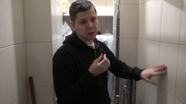 простейший разборный короб облицованный плиткой