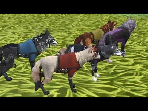 Волки охотятся в режиме защиты WildCraft #99